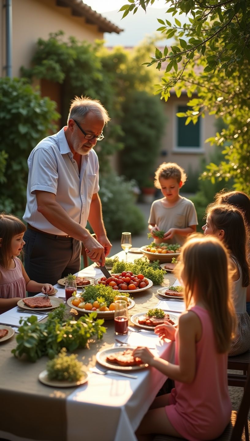 Φρέσκος βασιλικός σε γλάστρα με ηλιόλουστο φόντο