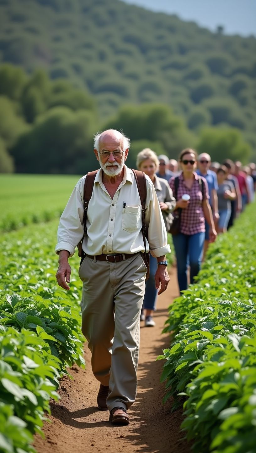 Κήπος με ελληνικά βότανα γεμάτος φρέσκα μυρωδικά